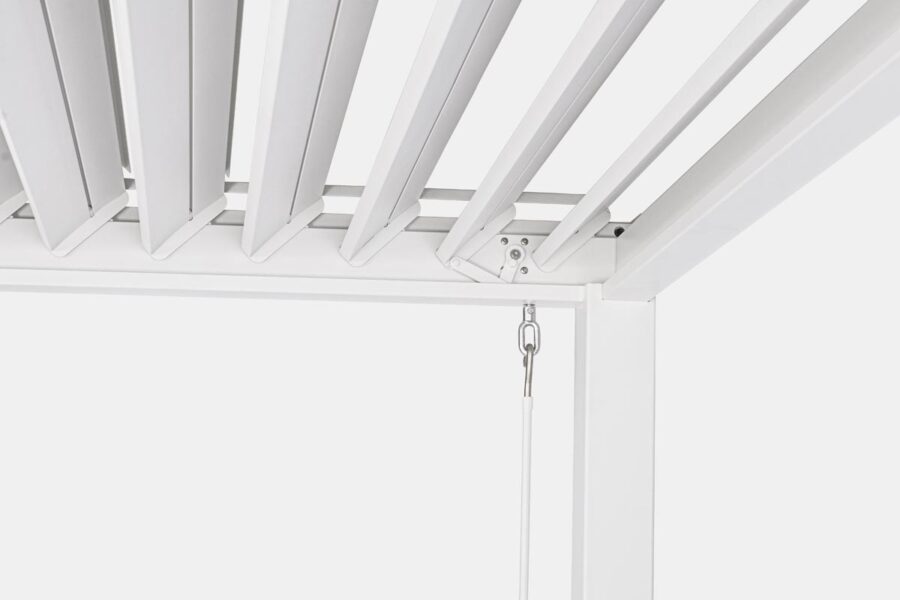Pergola Pacific 3x4 alluminio bianco - Image 4