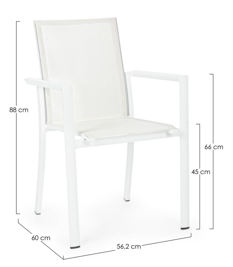 Konnor Armchair White - Image 3
