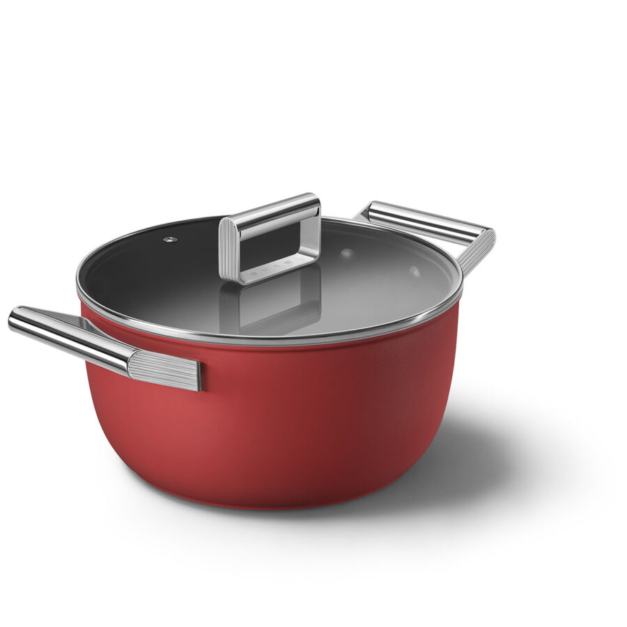Casseruola 2 Manici Rosso 24 cm. - Image 2