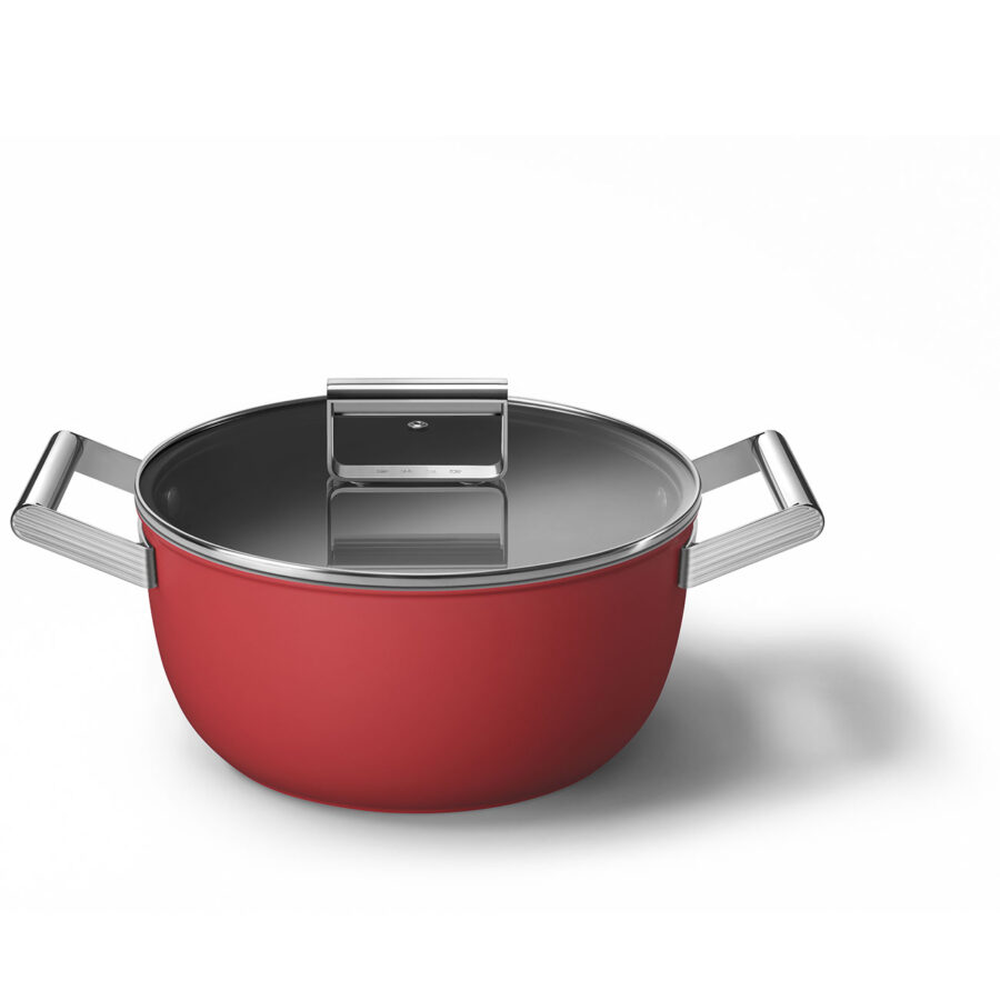 Casseruola 2 Manici Rosso 24 cm. - Image 4