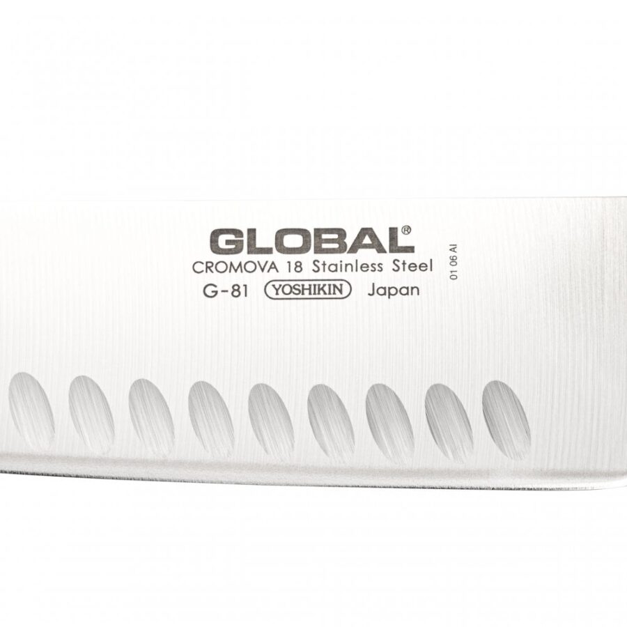 Coltello Verdura 18 cm. con alveoli - Image 3