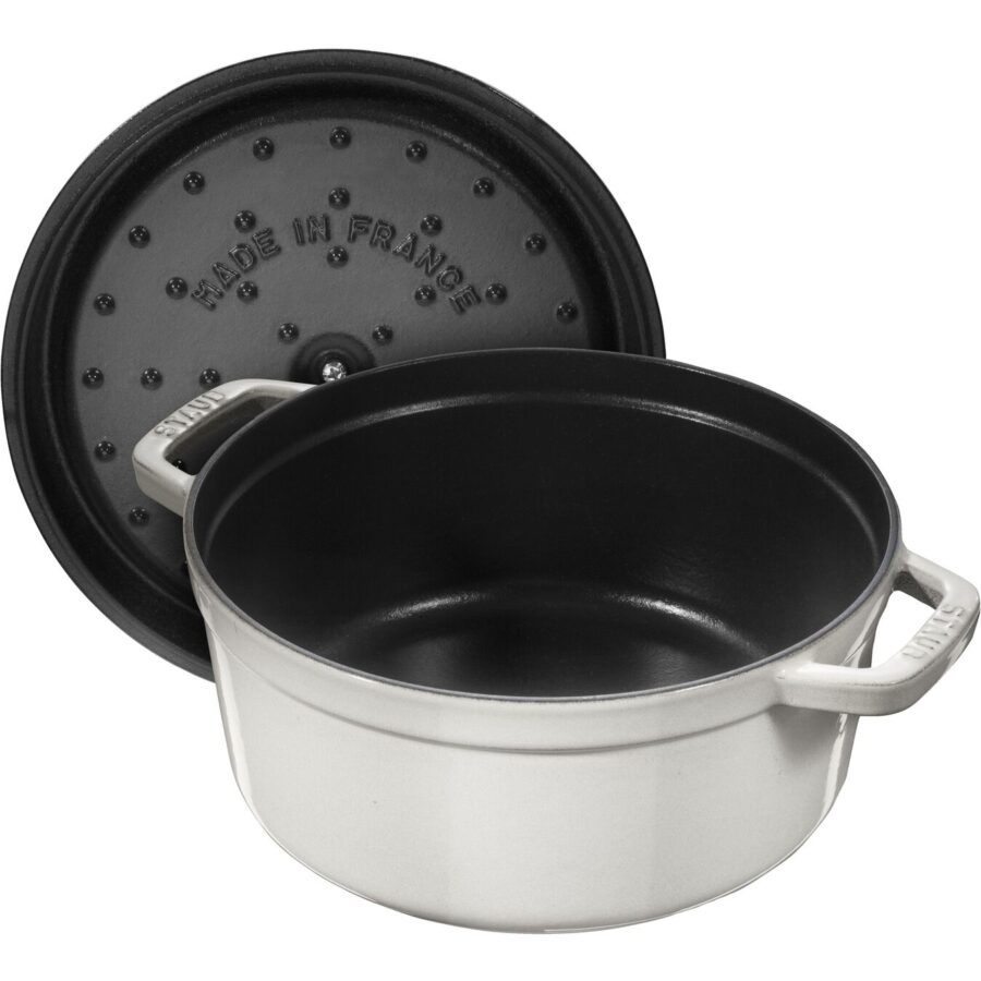 COCOTTE ROTONDA - 24 CM Staub Tartufo Bianco - Image 5