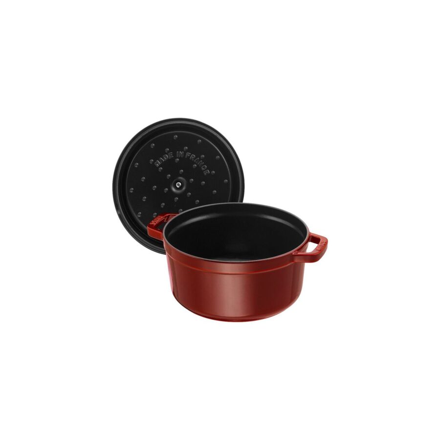 COCOTTE ROTONDA - 28 CM Staub Bordeaux - Image 2