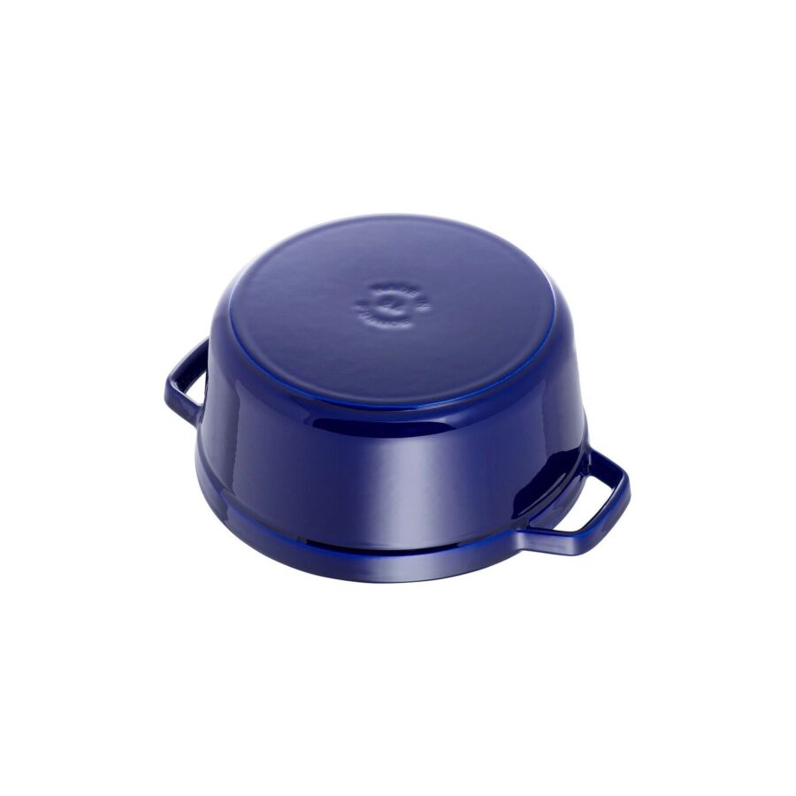 COCOTTE ROTONDA - 28 CM Staub Blu scuro - immagine 3