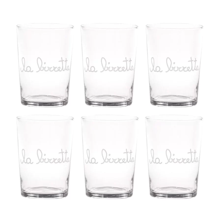 Set 6 bicchieri birra "la birretta"