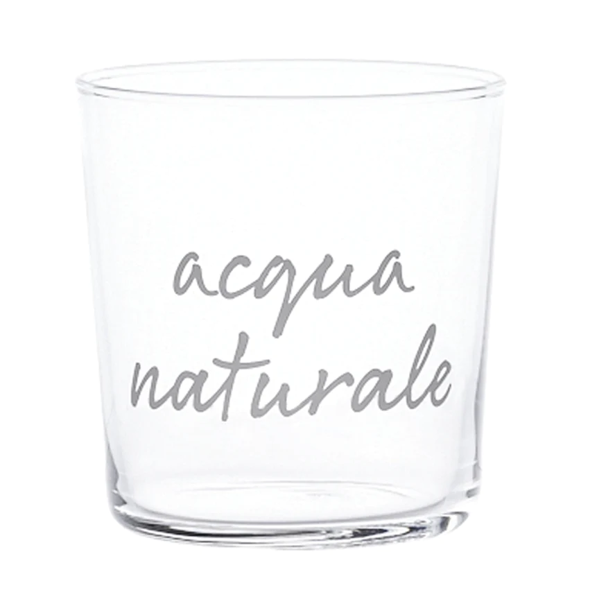 Set 6 Bicchieri acqua "Acqua Naturale" - Image 2
