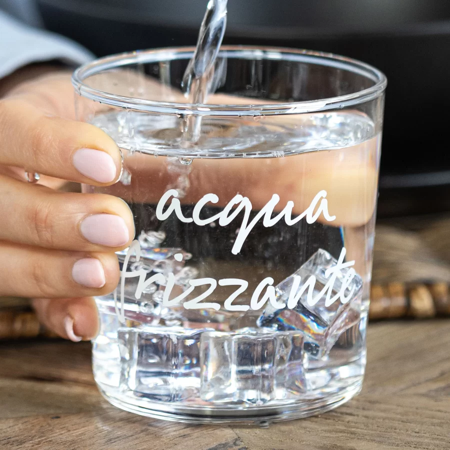 Set 6 Bicchieri acqua "Acqua Frizzante"