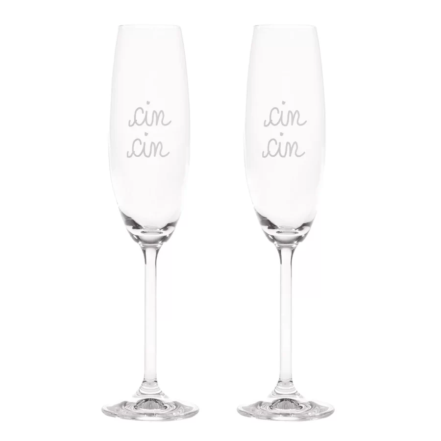 Set 2 calici Flute Cin Cin - Image 2