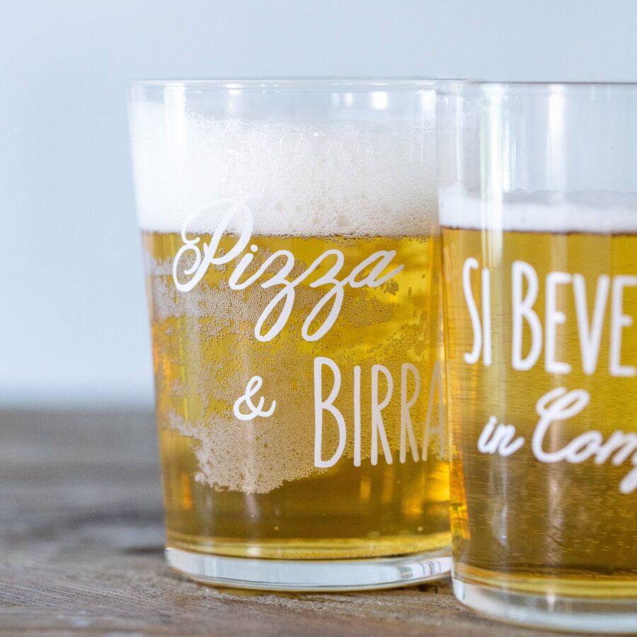Set 6 bicchieri birra "Pizza e Birra" - Image 2