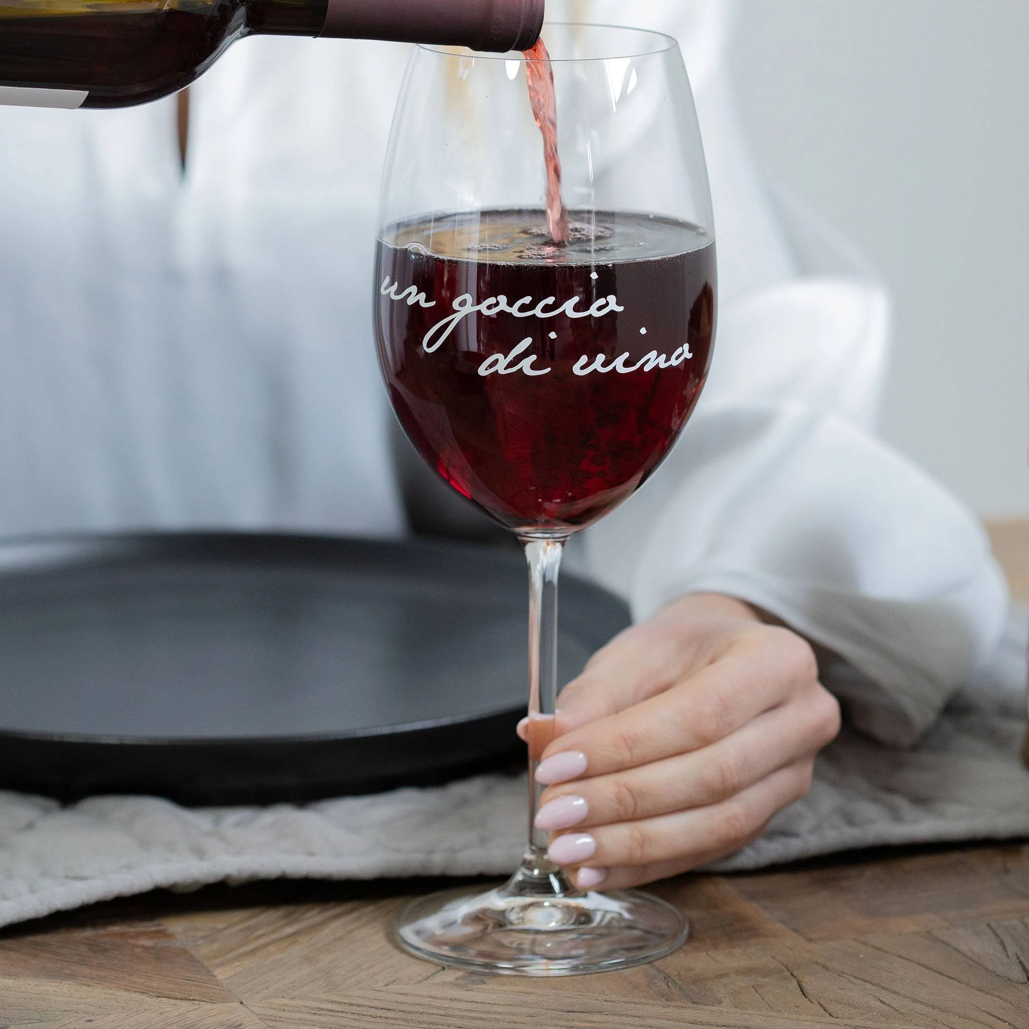 Set 2 calici vino Un Goccio di Vino — Simple Day