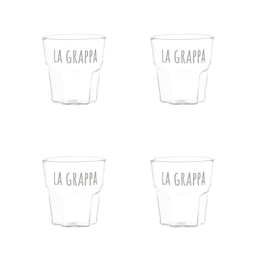 Set 4 bicchierini liquore "la GRAPPA" - immagine 3
