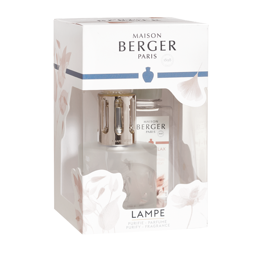 Lampada Aroma trasparente con 250 ml Aroma Relax