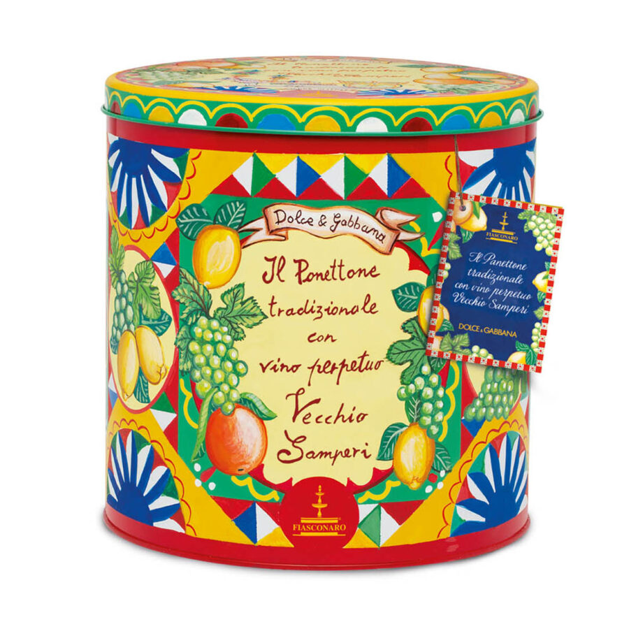 Il Panettone Tradizionale al Vino Perpetuo Vecchio Samperi Dolce & Gabbana