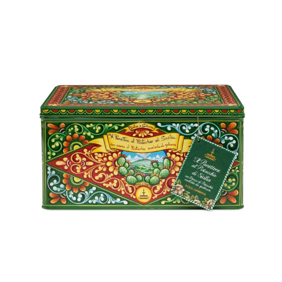 Il Panettone al pistacchio di Sicilia Dolce & Gabbana Box Verde