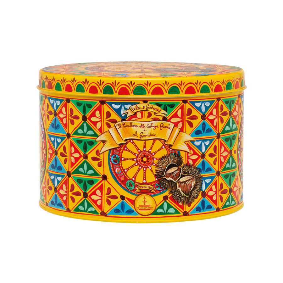 Panettone alle Castagne Glassate e al Gianduia Dolce & Gabbana