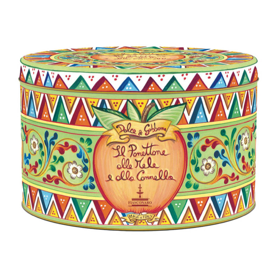 Panettone con canditi di mela e aroma di Cannella
