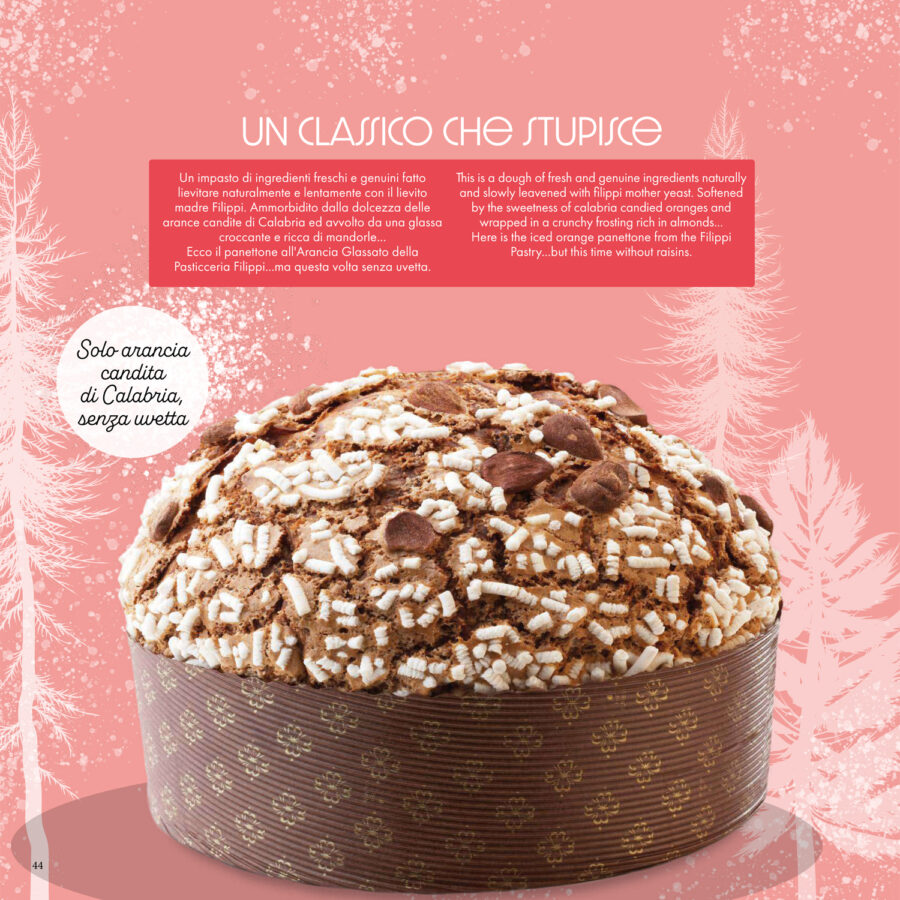 Panettone glassato con arancia candita senza uvetta - Image 2