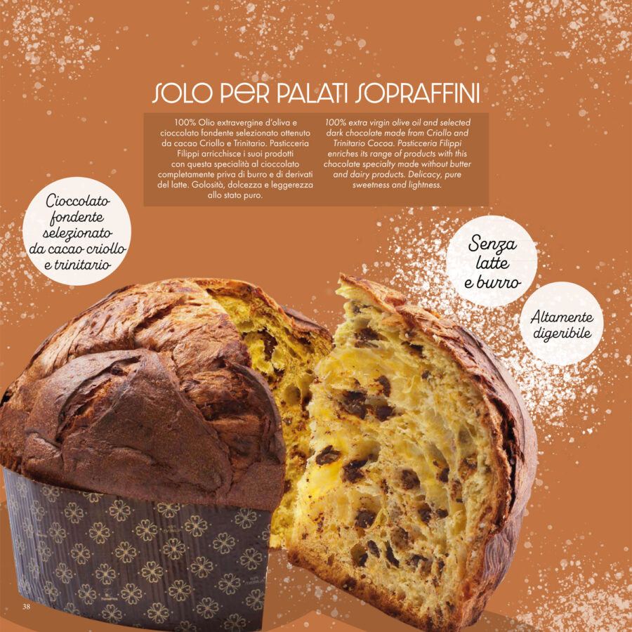 Panettone all'olio Evo con cioccolato - Image 2
