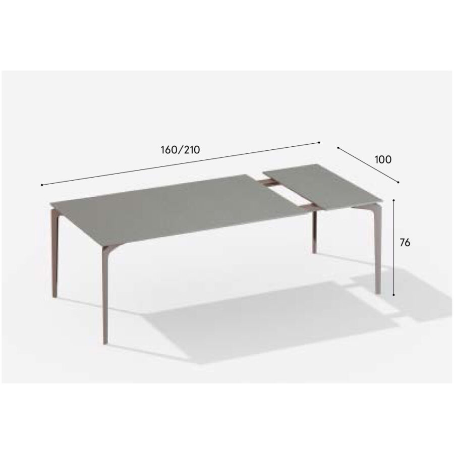 Tavolo Allsize allungabile con piano gres - Image 2