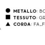 Struttura: Bianco Goffrato Tessuto: Grigio Corda: Fango